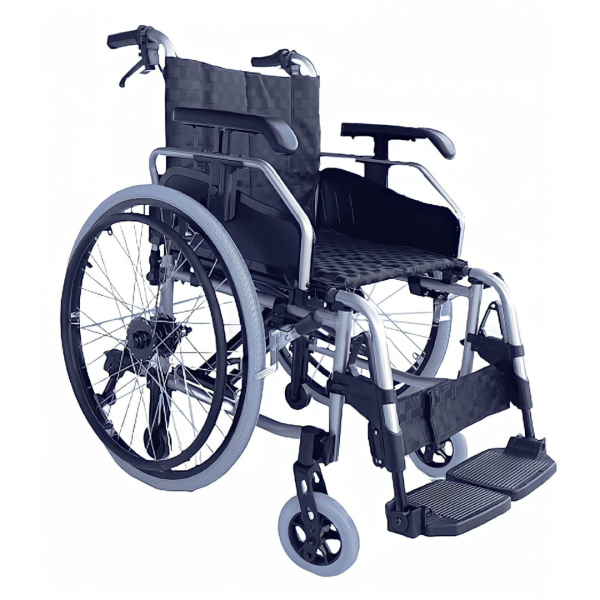 Multi Adjustable Lightweight Manual Push wheelchair Folding with anti flat wheels- COMPLETE-PUSHCHAIR