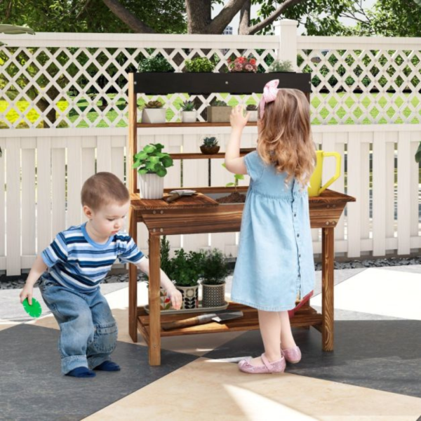 Children's Wooden Potting Bench