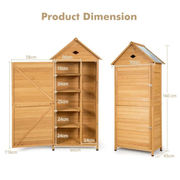 Wooden Garden Storage Shed